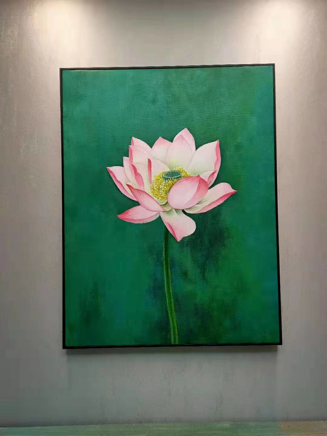 新中式油画定制加工 纯手绘 油画定制！
